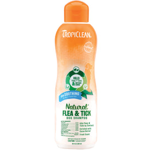 10% OFF: TropiClean Natural* Flea + Tick Soothing Shampoo For Dogs