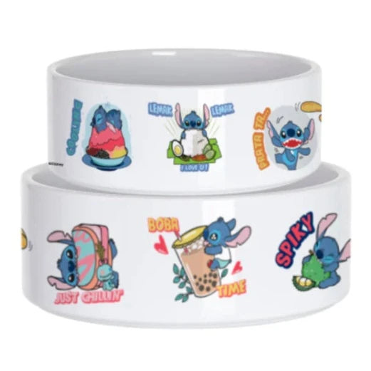 Disney Loves Singapore Stitch Food Adventure Ceramic Bowl