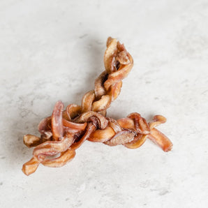 Pawff Braided Beef Bullystick Chews For Dogs