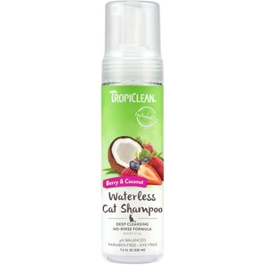 10% OFF: TropiClean Berry & Coconut Deep Cleansing Waterless Shampoo For Cats