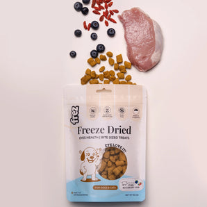 Frez Freeze-Dried Eye Health Pork, Blueberry & Goji Berries Treats For Dogs
