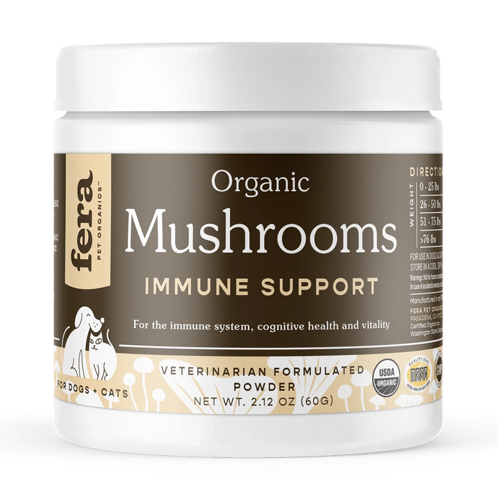 Fera Pet USDA Organic Mushroom Blend Immune Support For Dogs & Cats