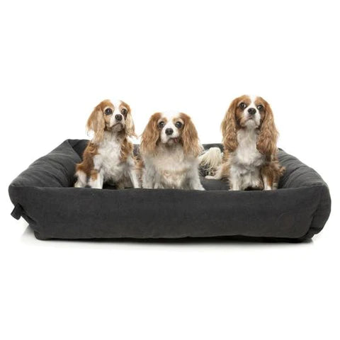 15% OFF: FuzzYard Charcoal Lounge Pet Bed