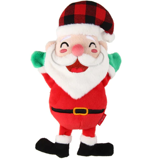 GiGwi Christmas Series Santa Claus Plush Dog Toy