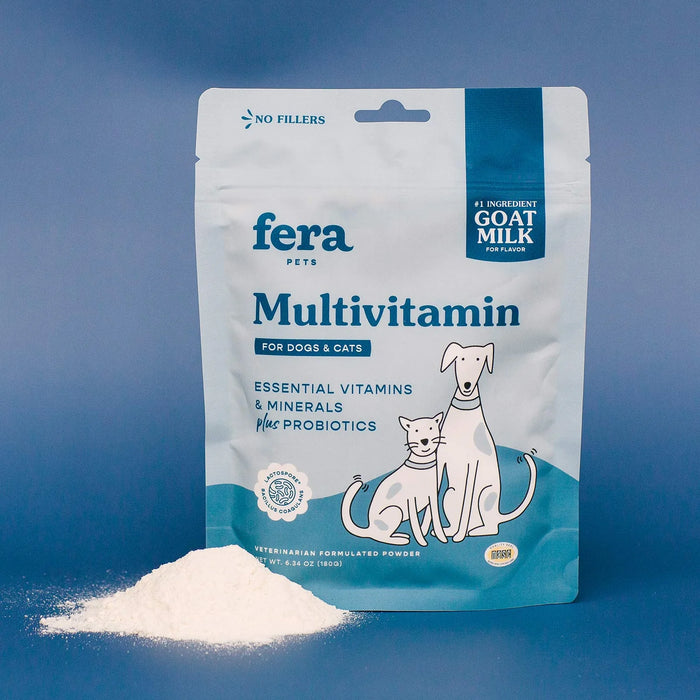 Fera Pet Organics Multivitamin Goat Milk Topper For Dogs & Cats