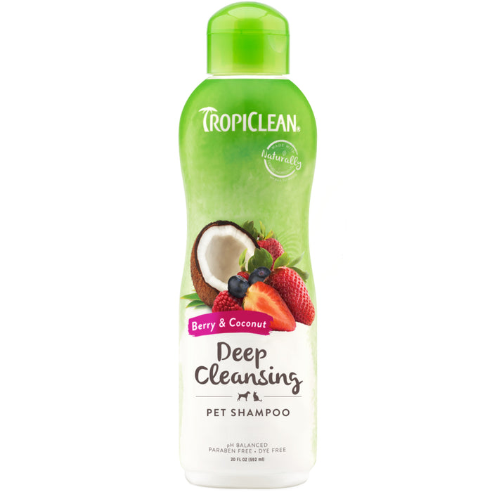 20% OFF: TropiClean Berry & Coconut Deep Cleansing Shampoo For Dogs & Cats