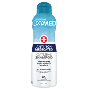 20% OFF: TropiClean OxyMed Anti-Itch Medicated Oatmeal Shampoo For Dogs & Cats
