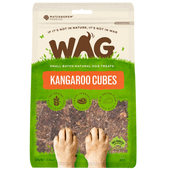 WAG Kangaroo Cubes Treats For Dogs