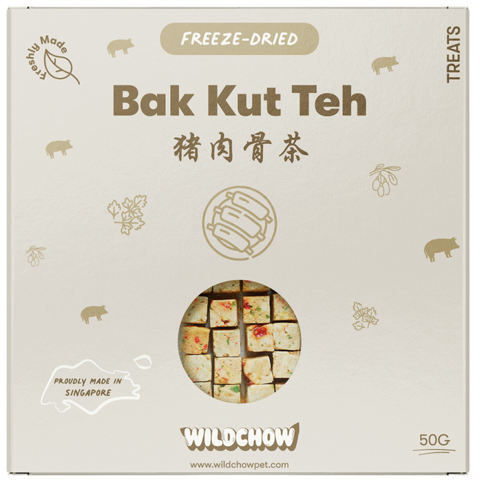WildChow Freeze Dried Bak Kut Teh Treats For Dogs & Cats