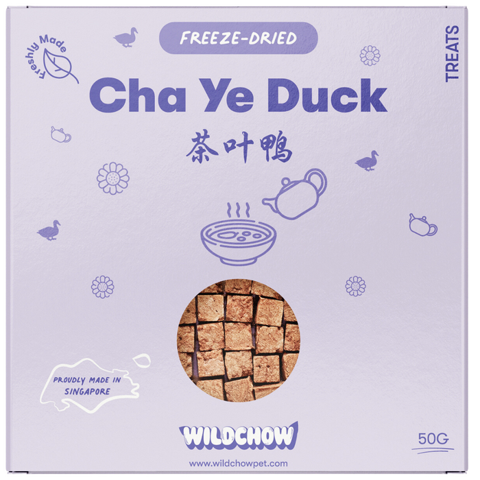 WildChow Freeze Dried Cha Ye Duck Treats For Dogs & Cats
