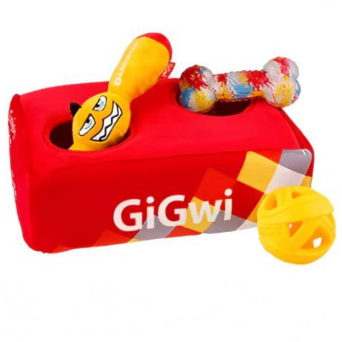 GiGwi Hide N' Seek G-Box Plush Toy For Dogs