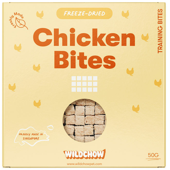 WildChow Freeze Dried Chicken Training Bites For Dogs & Cats