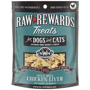 20% OFF: Northwest Naturals Raw Rewards Freeze-Dried Raw Chicken Liver Treats For Dogs & Cats