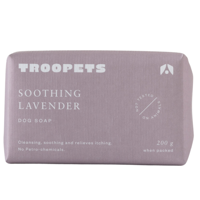 10% OFF: TROOPETS Soothing Lavender Soap For Dogs