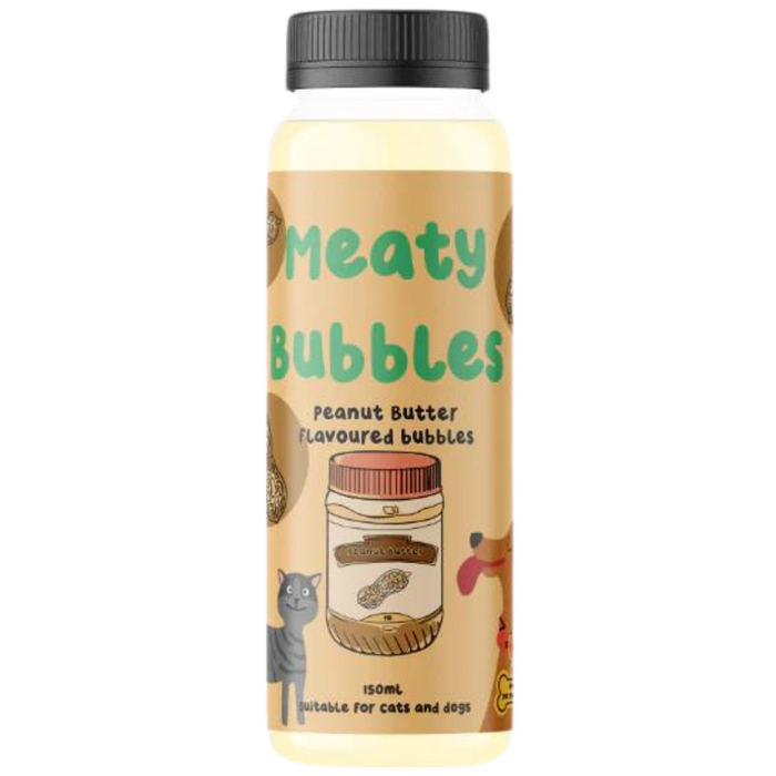 Meaty Bubbles Peanut Butter Flavour For Dogs & Cats — Hi 5 Paws