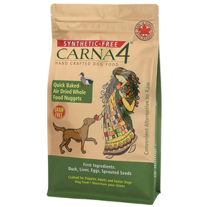 10% OFF: Carna4 Grain-Free Quick Baked Air-Dried Duck Nuggets Dry Dog Food