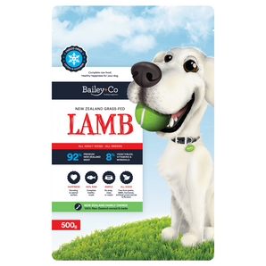 Bailey+Co Freeze-Dried Raw New Zealand Grass-Fed Lamb Dog Food