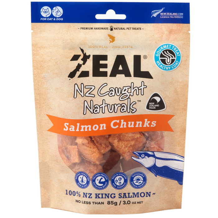 Zeal Wild Caught Naturals Salmon Chunks For Dogs & Cats