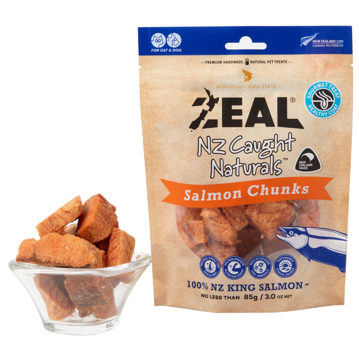35% OFF: Zeal Wild Caught Naturals Salmon Chunks For Dogs & Cats