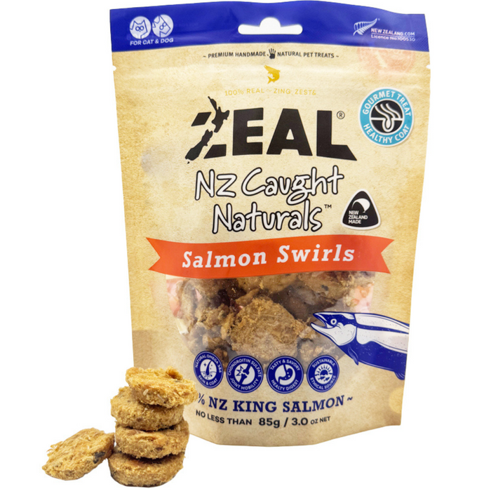 35% OFF: Zeal Wild Caught Naturals NZ King Salmon Swirls For Dogs & Cats