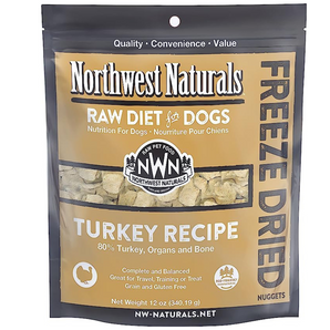 20% OFF: Northwest Naturals Freeze-Dried Raw Turkey Recipe Nuggets Raw Diet Dog Food