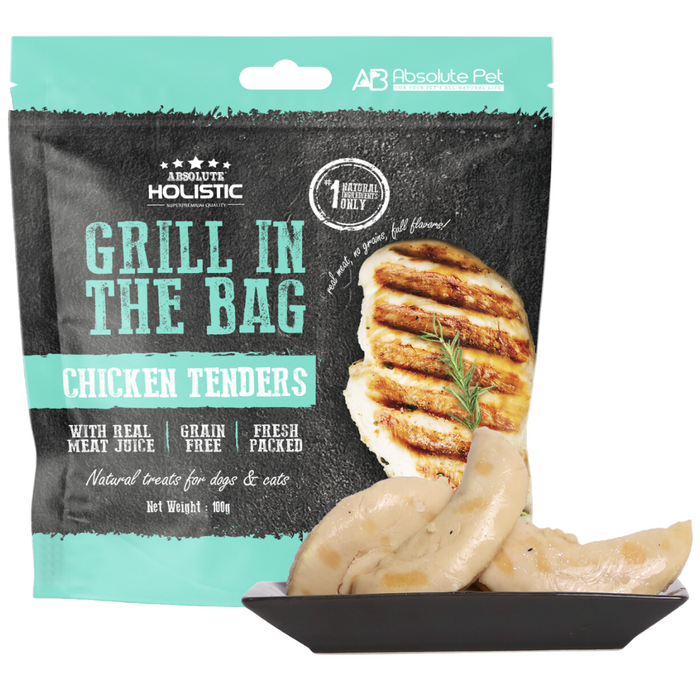 30% OFF: Absolute Holistic Grill In The Bag Chicken Tenders Dog Treats