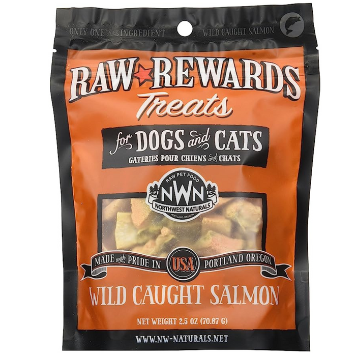 20% OFF: Northwest Naturals Raw Rewards Freeze Dried Wild-Caught Salmon Treats For Dogs & Cats