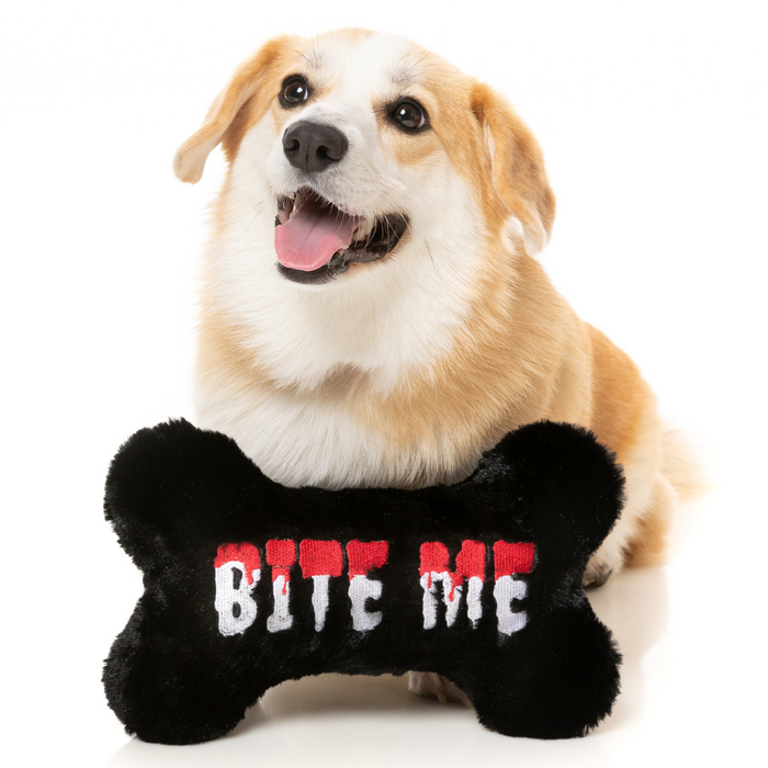 [HALLOWEEN 🎃 👻 ] 15% OFF: FuzzYard Bite Me Bone Plush Dog Toy