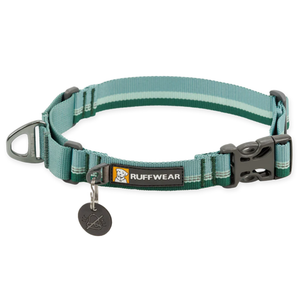 Ruffwear Web Reaction™ River Rock Green Martingale With Buckle Collar For Dogs