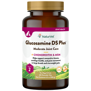 20% OFF: NaturVet Moderate Joint Care Chewable Tablets For Dogs & Cats