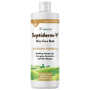 20% OFF: NaturVet Septiderm-V® Soothing Formula Skin Care Bath For Dogs & Cats