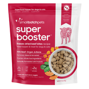 Smallbatch Freeze-Dried Raw Super Booster Beef Bites Recipe For Dogs & Cats