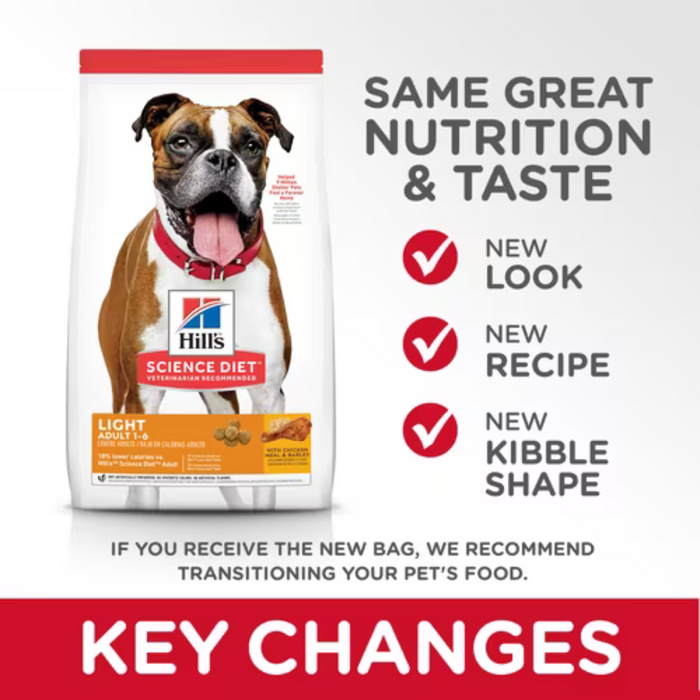 30% OFF: Hill's® Science Diet® Adult Light With Chicken Meal & Barley Recipe Dry Dog Food