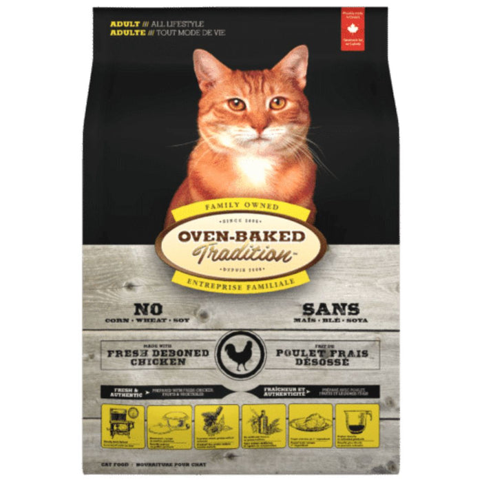 20% OFF: Oven Baked Tradition Chicken Recipe Dry Cat Food For Adults Of All Lifestyle