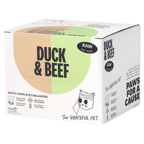 The Grateful Pet Raw Duck & Beef Cat Food