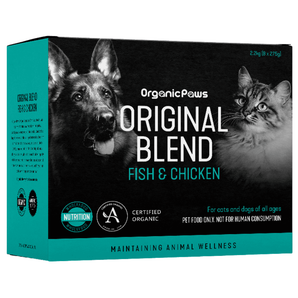 Organic Paws Original Blend Fish & Chicken Recipe Food for Dogs & Cats