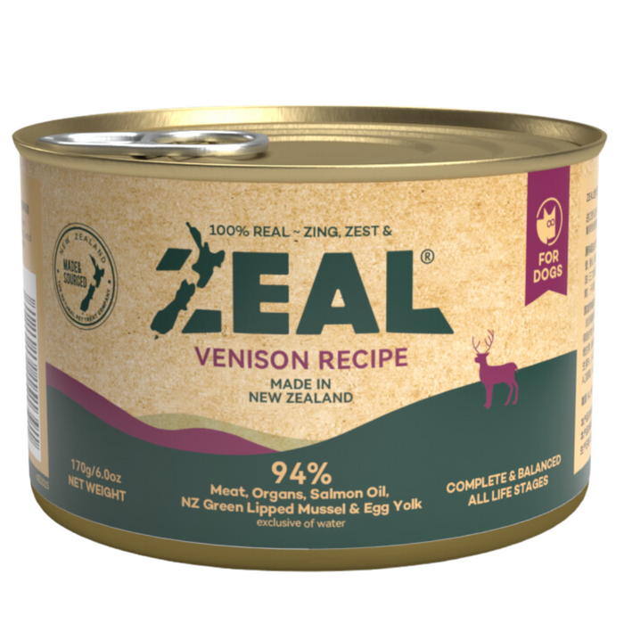 [NEW LAUNCH] 25% OFF: Zeal Grain Free NZ Venison Recipe Wet Food For Dogs