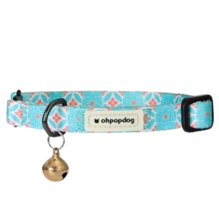 10% OFF: Ohpopdog Heritage Collection Straits Mint Basic Nylon Collar For Cats