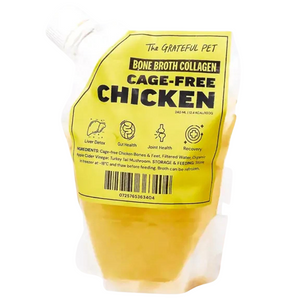 The Grateful Pet Cage-Free Chicken Bone Broth Collagen