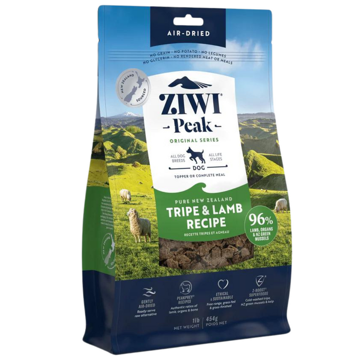 20% OFF: Ziwi Peak Air Dried Original Tripe & Lamb Recipe Dry Dog Food