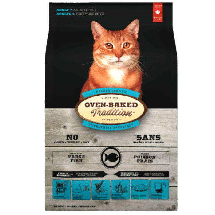 20% OFF: Oven Baked Tradition Fish Recipe Dry Cat Food For Adults Of All Lifestyle