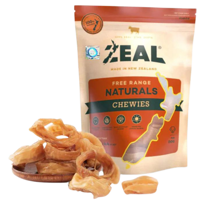 Zeal Free Range Naturals NZ Veal Tendons Chewies For Dogs