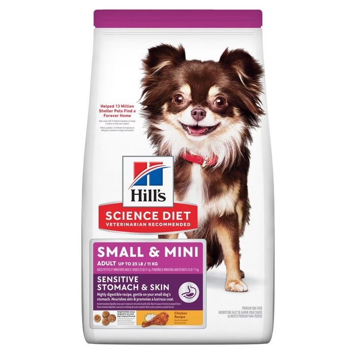 10% OFF: Hill's® Science Diet® Sensitive Stomach & Skin With Chicken Recipe Dry Dog Food For Small & Mini Adult
