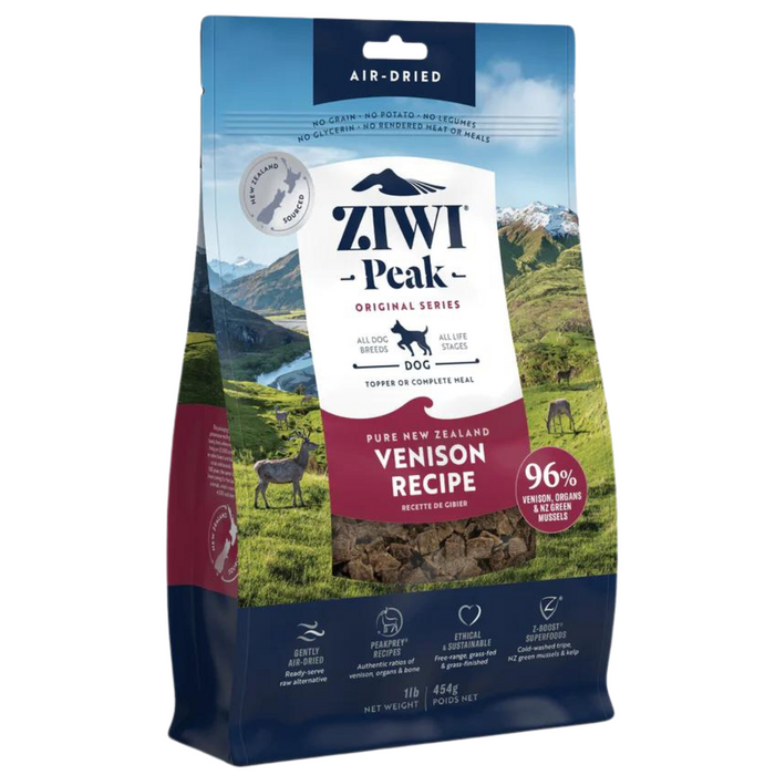 20% OFF: Ziwi Peak Air Dried Original Venison Recipe Dry Dog Food