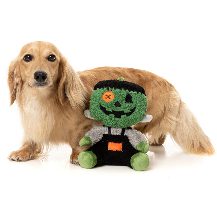 [HALLOWEEN 🎃 👻 ] 15% OFF: FuzzYard Jack-O-Chan Frankenstein Plush Dog Toy