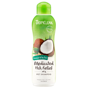20% OFF: TropiClean Oatmeal & Tea Tree Medicated Itch Relief Shampoo For Dogs & Cats