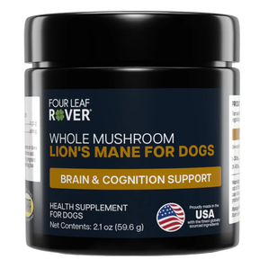 Four Leaf Rover Whole Mushroom Lion's Mane for Dogs
