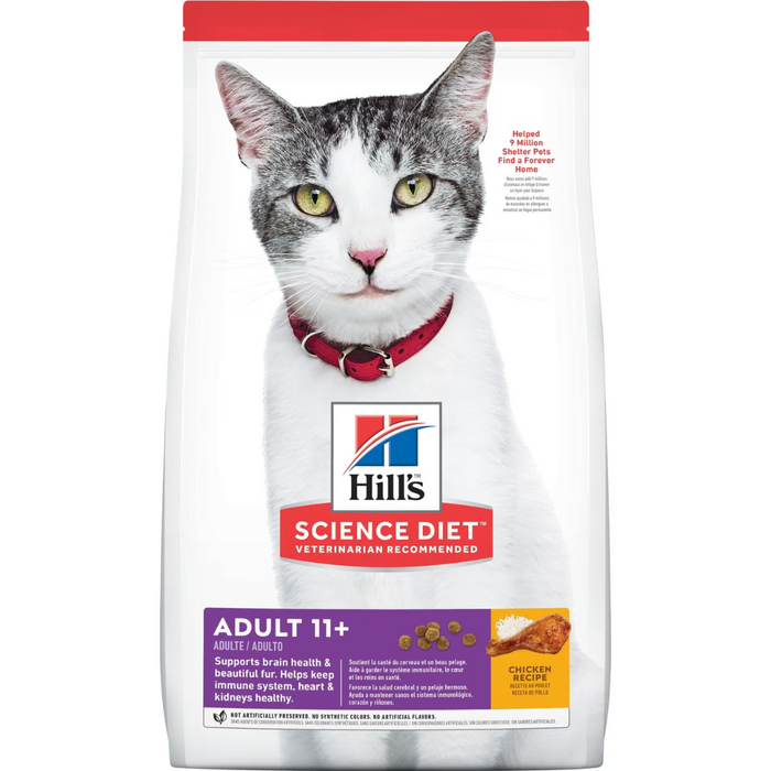 30% OFF: Hill's® Science Diet® Adult 11+ Chicken Recipe Dry Cat Food