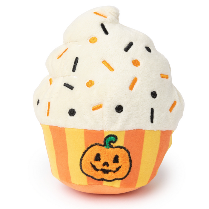 [HALLOWEEN 🎃 👻 ] 15% OFF: FuzzYard Happy Pumpkin Cupcake Plush Dog Toy