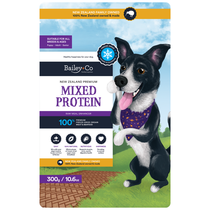 10% OFF: Bailey+Co Freeze Dried Raw Mixed Protein Meal Enhancer For Dogs